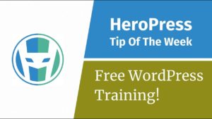 Where to find FREE WordPress Training!