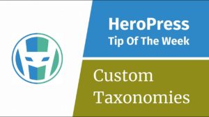 WordPress Custom Taxonomies in Five Minutes