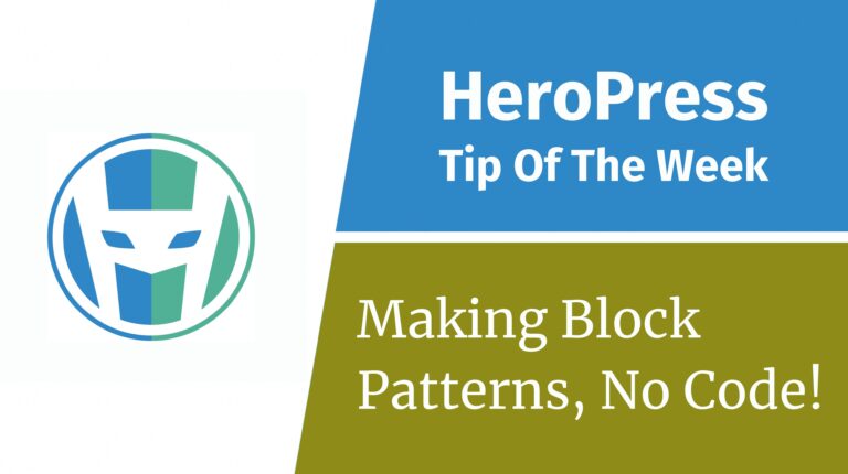 Making block patterns, no code!