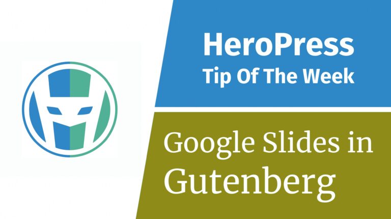 How To Embed Google Slides into Gutenberg In WordPress