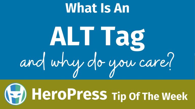 What is an ALT tag, and why do you care?