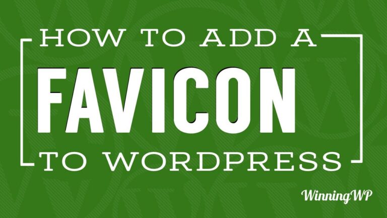 How To Set A Favicon In WordPress